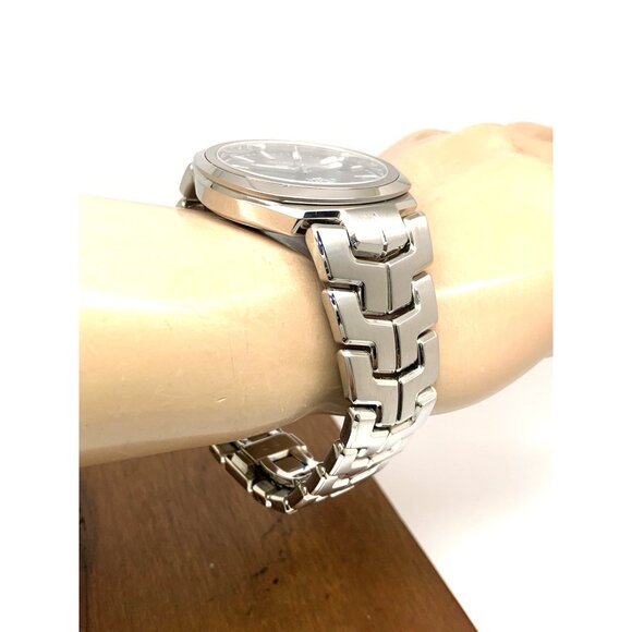 Tag Heuer Men's Watch WBC2110 Link Swiss Automatic Black Dial Silver Steel 40mm - Picture 11 of 13